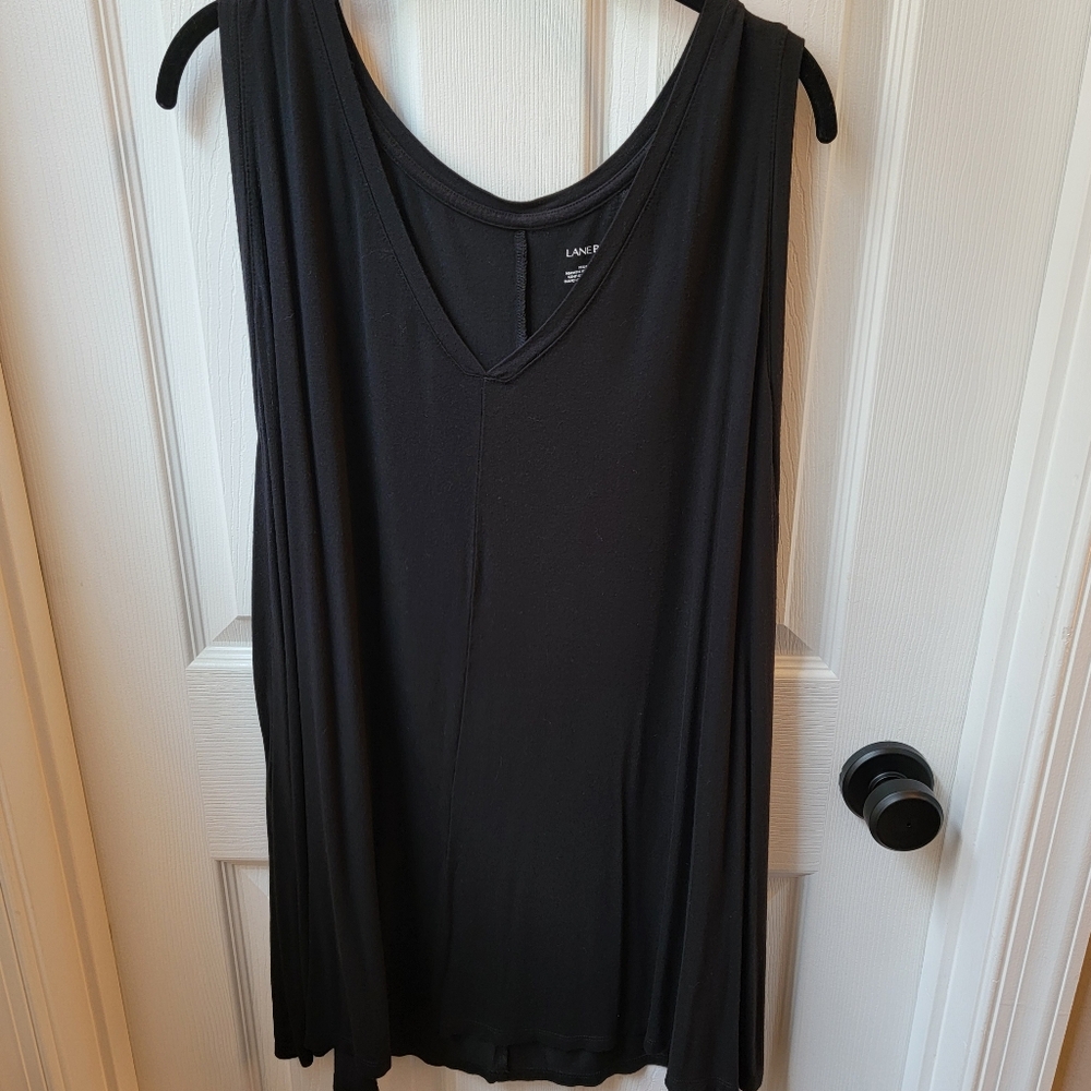 Black V-Neck Tank